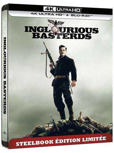 Blu-ray 4K Steelbook Inglourious Basterds Edition 10ème Anniversaire