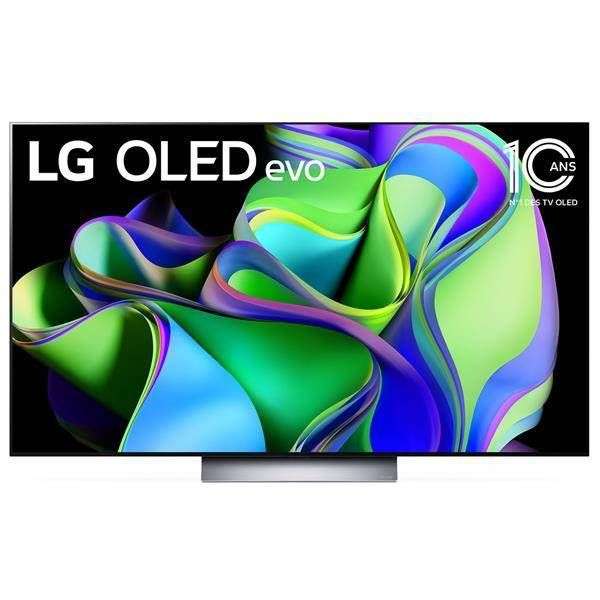 TV 55" LG OLED55C3 (2023) - OLED Evo, 4K, 100 Hz, Dolby Vision, HDMI 2.1, VRR & ALLM (via ODR 200€) + Modern Warfare 3 offert