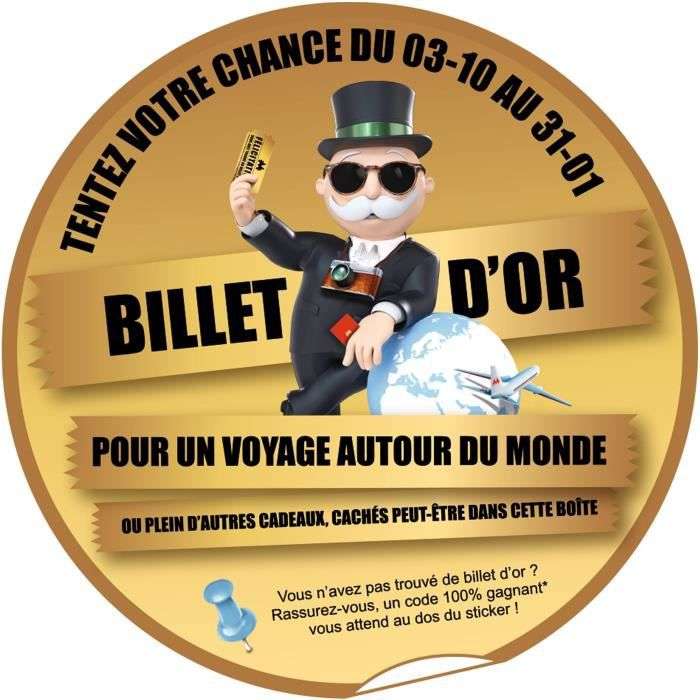 Jeu de société Monopoly - Voyage autour du Monde (+ 1 activité offerte via ODR)