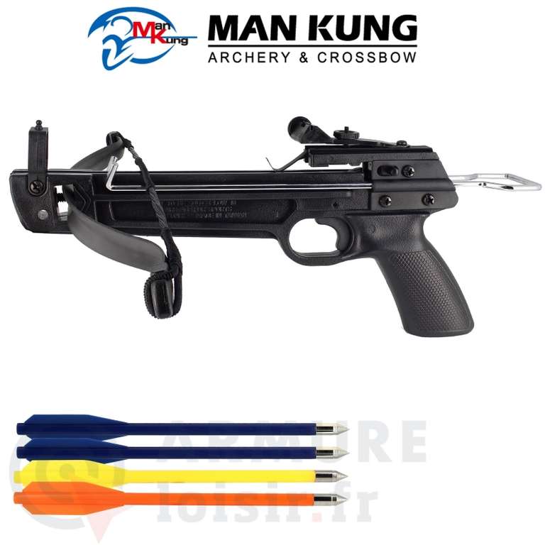 Arbalète Pistolet ManKung MK-50A - 50 livres (armurerie-loisir.fr)