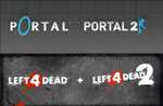 Bundle Portal 1 + 2 ou Left 4 Dead 1 + 2 sur PC, MAC & Steam Deck ou 0,97€ le jeu (Dématérialisé)