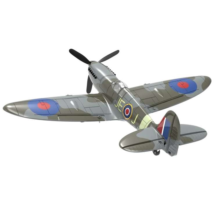 Sélection d'avions radiocommandés - Ex : Eachine Spitfire V2 (RTF, Envergure 400mm, Gyroscope 6 axes, 2 batteries incluses)