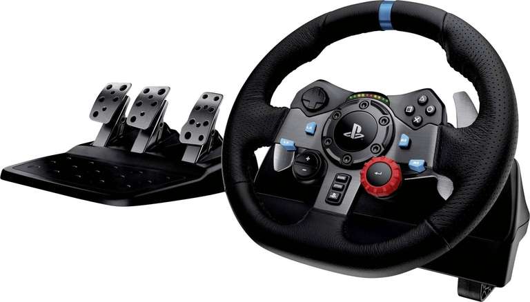 Volant de course avec pédales Logitech G29 / G920 Driving Force pour PS5/PS4/PC ou Xbox Series X/S/One (230.98€ avec Shifter)