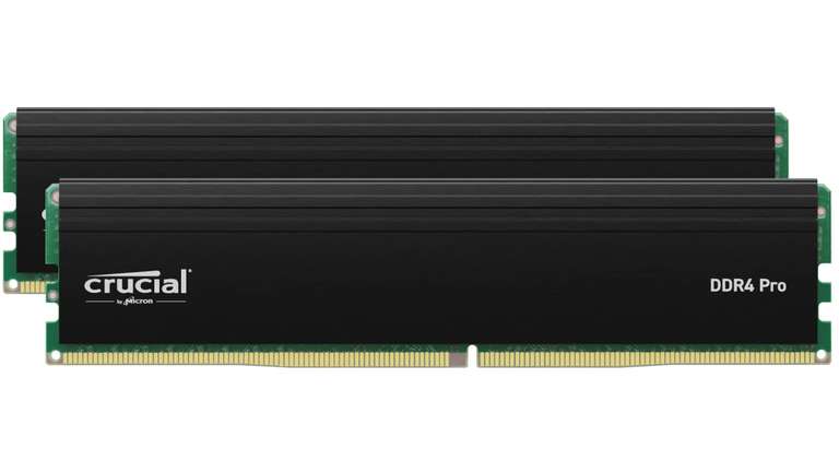 Kit mémoire RAM Crucial Pro CP2K16G4DFRA32A - 32Go (2x16Go), DDR4 3200MHz