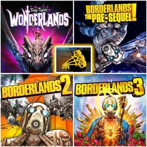 3 Clés squelettes + 3 Clés dorées pour Tiny Tina's Wonderlands, Borderlands Pre-Sequel, Borderlands 2 et 3 (Dématérialisé)