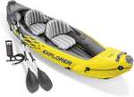 Kayak gonflable 2 personnes Intex Explorer K2 avec gonfleur et rames - 312 x 91 x 51 cm (Frontaliers Belgique)