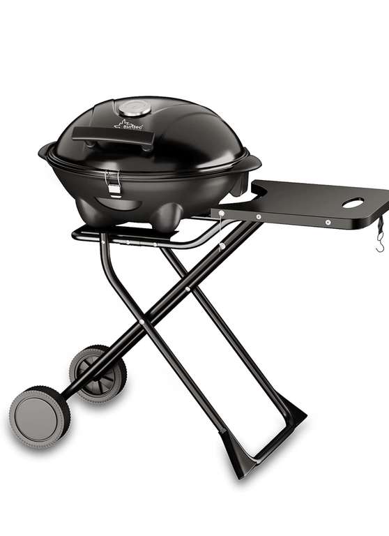 Barbecue grill sur pied électrique Suntec BBQ-9493 - avec étagère, thermostat réglable, max 2400 W (vendeur tiers)