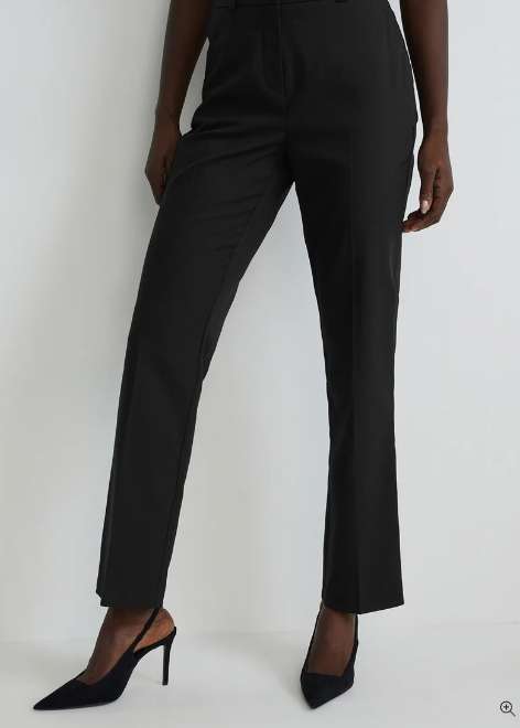 Pantalon classique C&A Femme - Noir (du 36 au 52)