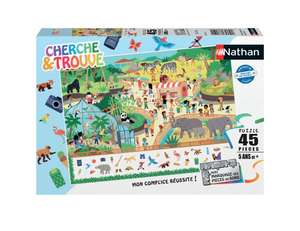 Sélection de puzzles en promotion - Ex: puzzle Nathan au Zoo + Nathan Dans le bus de Cocomelon + 3D Pot à crayons Batman (via ODR 11.99€)