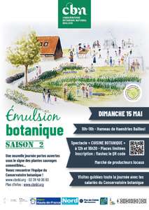 Entrée + visites guidées + Spectacle-repas: "Cuisine botanique" gratuits au Conservatoire botanique national de Bailleul (59)
