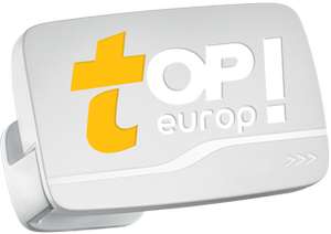 Badge télépéage topEurop - 12 mois de frais de gestion France offerts (Frais de mise en service inclus - CIC)