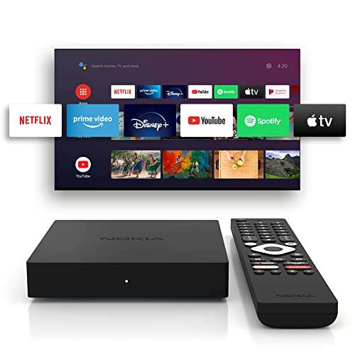 Box TV Nokia Streaming Box 8010 - 4K, Android TV, Chromecast