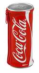 Trousse Scolaire Coca Cola canette - Licence Officielle - Rouge