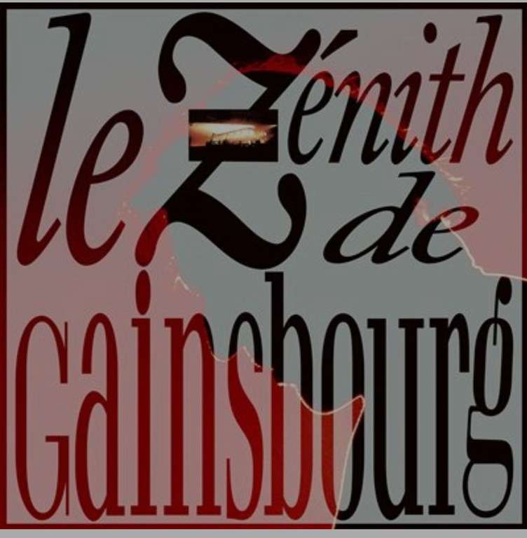 Album Vinyle le Zenith de Gainsbourg