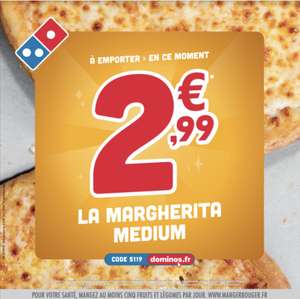 Pizza Magherita Medium à emporter (Asnières-sur-Seine 92)