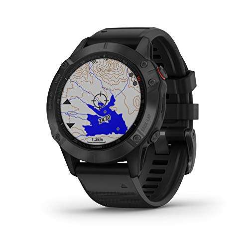 Montre GPS connectée Garmin Fenix 6 Pro (Frais d'importation inclus - Amazon UK)