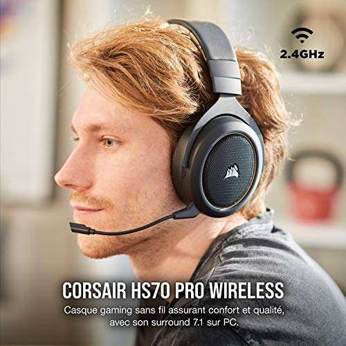 Casque Gaming sans-fil Corsair Hs70 Pro Wirreles