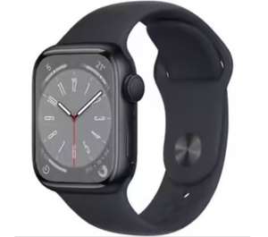 Montre connectée Apple Watch Series 8 (GPS) - Boîtier 41 mm Aluminium Minuit avec Bracelet Sport Minuit + 26,60€ en Rakuten Points