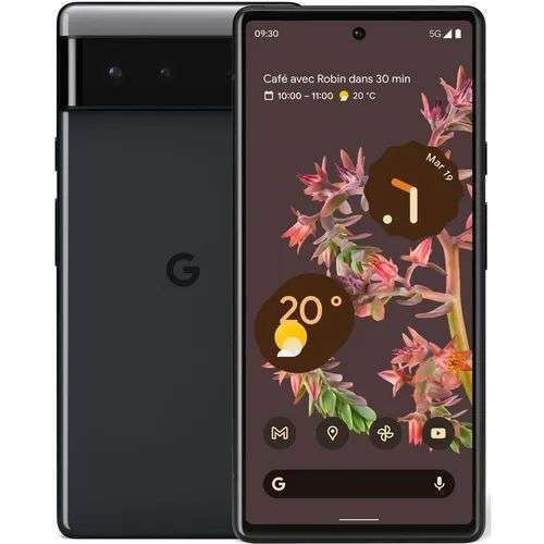 Smartphone 6.4" Google Pixel 6 5G - Google Tensor, 8 Go RAM, 128 Go ROM (via bonus reprise de 50€)