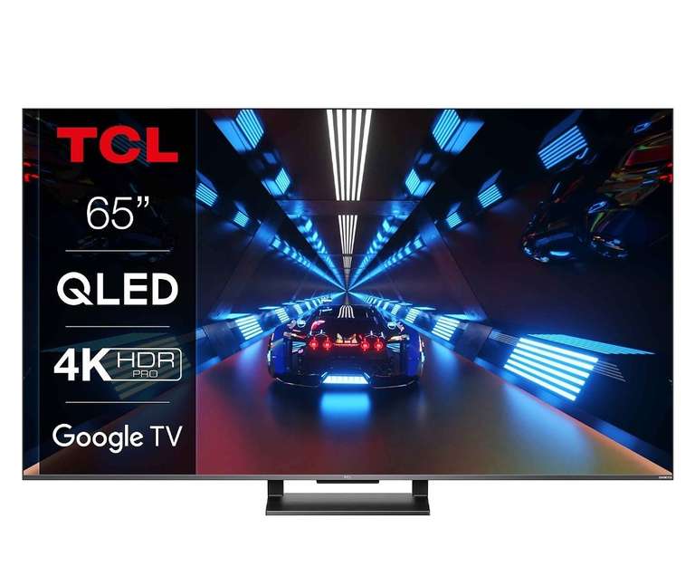 TV QLED 65" TCL 65C735 - 4K UHD, 144 Hz, HDR, Dolby Vision, HDMI 2.1, VRR/ALLM, FreeSync, Google TV (Via ODR 100€)