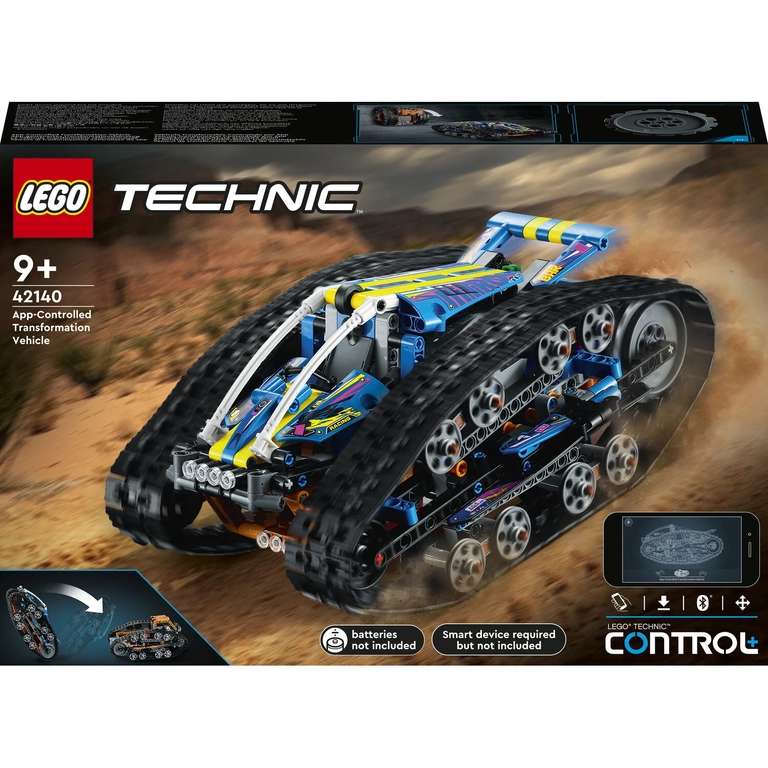 Jouet Lego Technic (42140) - Le véhicule Transformable Télécommandé (Via 65€ sur la carte fidélité)