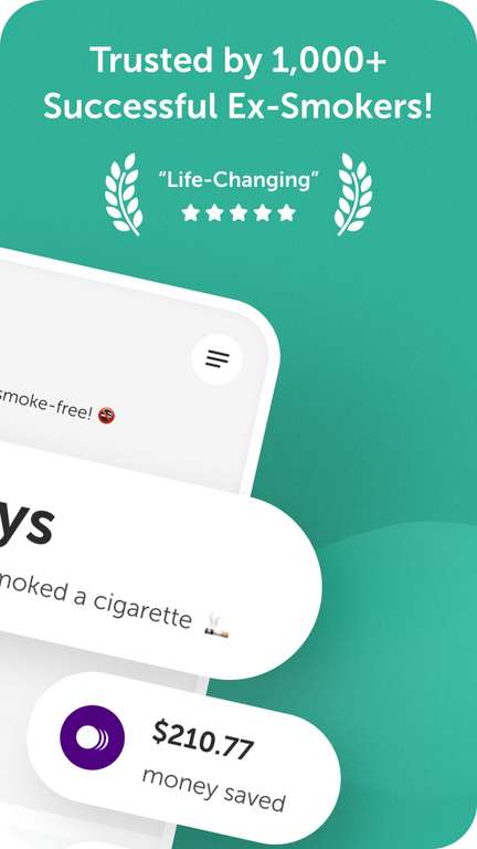 Application Quit Smoking -Quoy gratuit a vie sur iOS