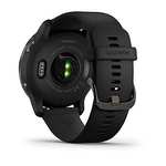 Montre GPS Garmin Venu 2 - Bracelet Cuir Noir, 45mm