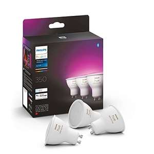 Pack 3 ampoules connectées Philips Hue GU10 White and Color Ambiance
