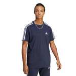 T-shirt adidas Performance Essentials Single Jersey 3-Stripes, Bleu et blanc - Du XS au XL
