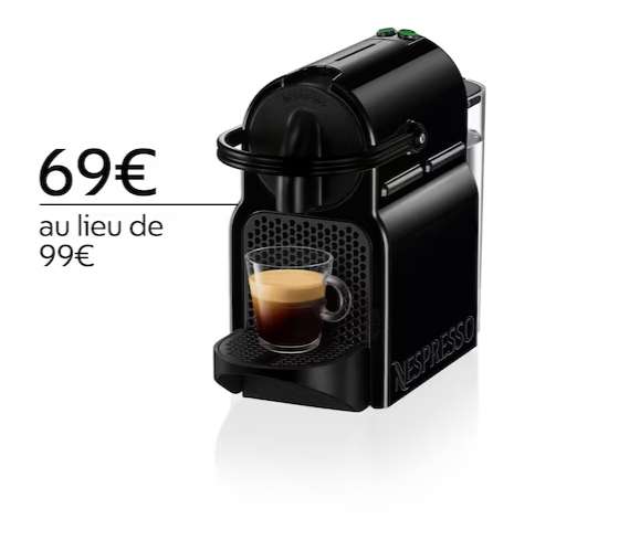 Offre pour les entreprises Nespresso Inissia neuf + 100 capsules Borbo –  qcoffe