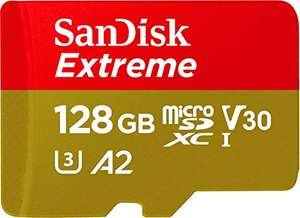 Carte Mémoire MicroSDXC SanDisk Extreme - 128 Go, Classe 10, U3, V30