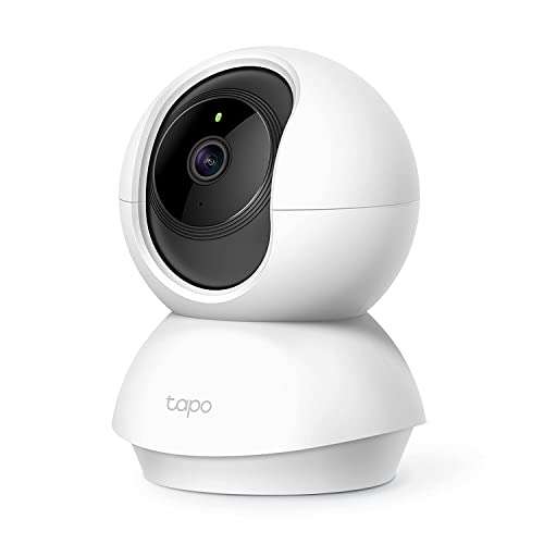 Caméra de surveillance intérieure Wi-Fi TP Link Tapo C200 - 1080P avec Vision Nocturne, Détection AI, Compatible Alexa et Google Assistant