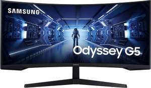 Ecran PC 34" Samsung Odyssey G5 LC34G55TWWPXEN - WQHD Ultrawide Incurvé