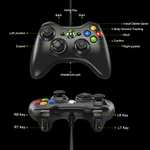 Manette Filaire Diswoe pour Xbox 360 & PC (Via Coupon -Vendeur Tiers)