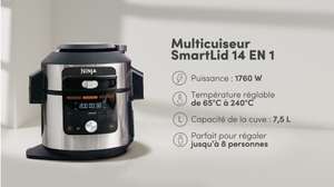 Multicuiseur Ninja Foodi SmartLid 14 en 1 OL750EU