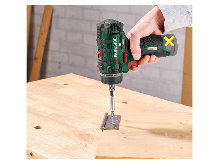 Perceuse-visseuse sans fil Parkside 12V PBSA 12 F5 avec coffret (batterie non incluse) — Lidl