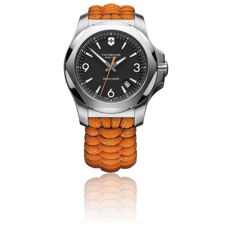 Sélection de montres Victorinox en promotion - Ex : Montre Victorinox INOX Paracorde Orange 249145
