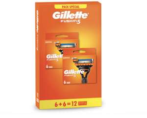 Pack de 12 lames Gillette Fusion 5 (via 29.52€ en avantage carte)