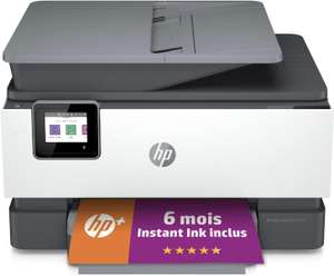 Imprimante jet d'encre multifonction HP Officejet Pro 9010e All in One + 6 mois d'impression Instant Ink
