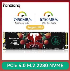 SSD Interne Fanxiang, NVMe M.2 2280, 2 To