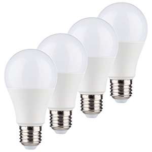 Sélection de produits en promotion - Ex : Lot de 4 ampoules LED Müller-Licht - E27, 9W, Lumière chaude, 810 lm