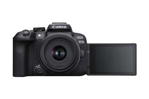 Appareil photo Hybride Canon EOS R10 Format APS-C 24 Mpixels Noir + Objectif RF-S 18-45mm F4.5-6.3 IS STM