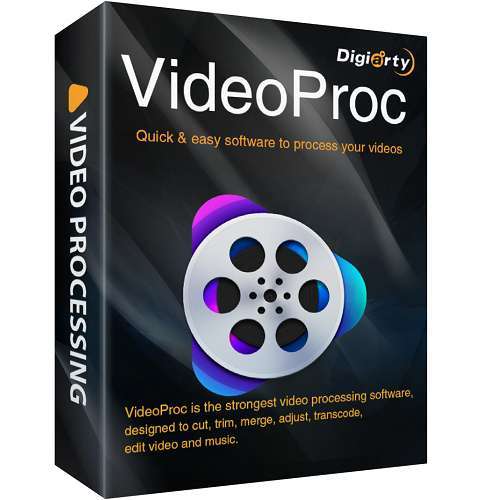 Logiciel VideoProc Converter v.4.7 gratuit pour PC et MAC (Dématérialisé) - videoproc.com