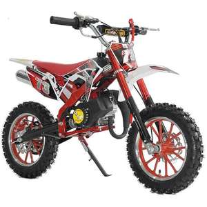 Mini moto Dirt pour enfants Prorider - 50 cc, 2 temps, Rouge (+ 2 bons d'achats de 74,49€ à dépenser dès 100€ d'achat)