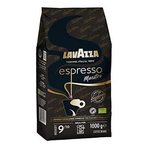 Paquet de Café Grains lavazza espresso avec Notes Aromatiques de Fruits Secs et de Chocolat - 1Kg