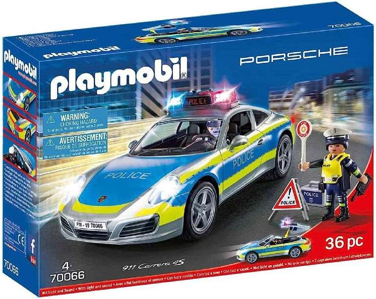 Jouet Playmobil (70066) - Porsche 911 Carrera 4S Police