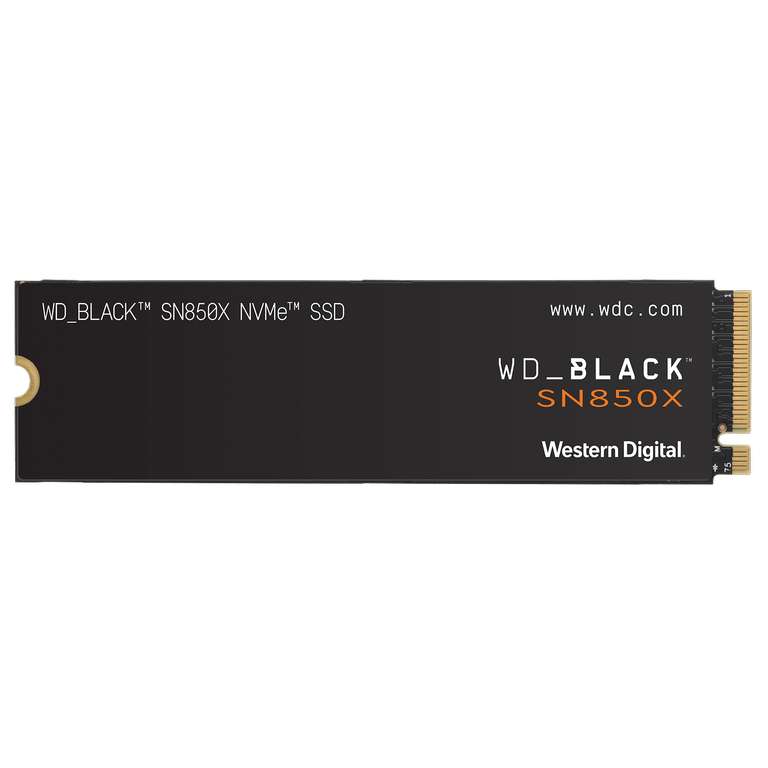 Lot de 2 SSD interne NVMe M.2 WD_BLACK SN850X avec dissipateur thermique - 1 To, PCIe Gen4 x4, 7300MB/s de lecture & 6300MB/s d'écriture