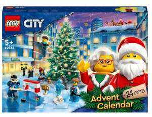 25% cagnottés sur la carte fidélité sur les calendriers de l'Avent Lego City et Friends - Ex: Lego City 60381 (via 5€ sur la carte fidélité)