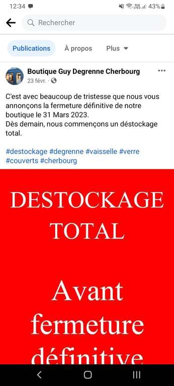 30% de réduction sur les articles de vaisselles Guy Degrenne - Cherbourg (50)