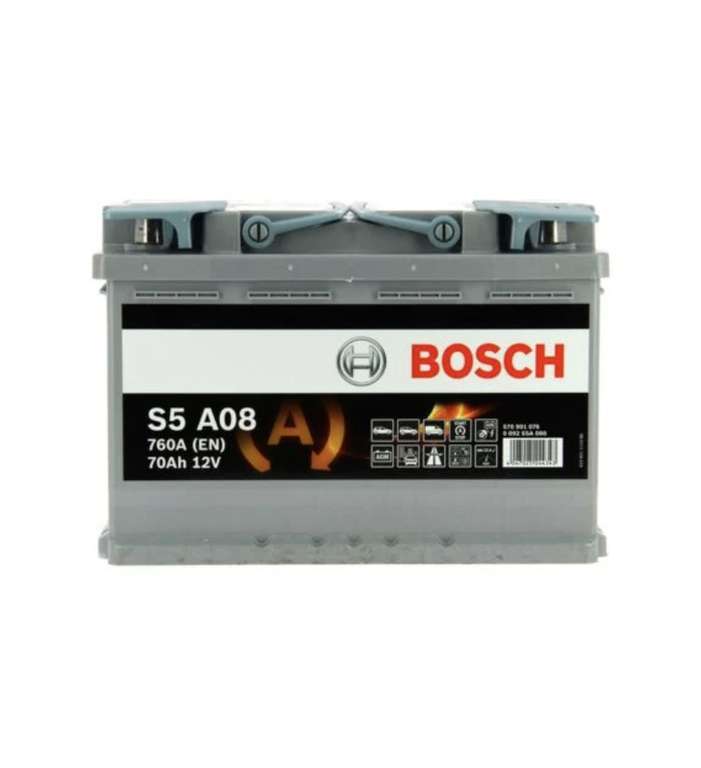 30% de remise fidélité sur les batteries automobile Bosch - Ex: Batterie Bosch PA008 760A 70Ah L3 (Via retrait magasin)
